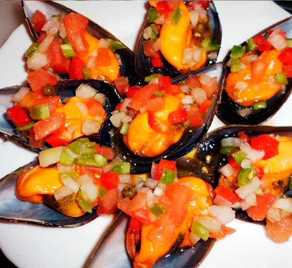 Mejillones vinagreta