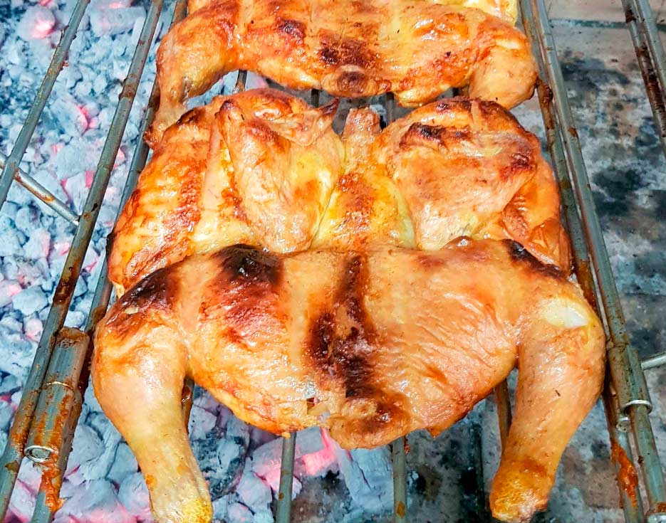  Pollos a la brasa