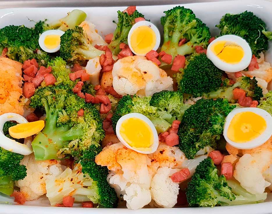 Verduras y menestra